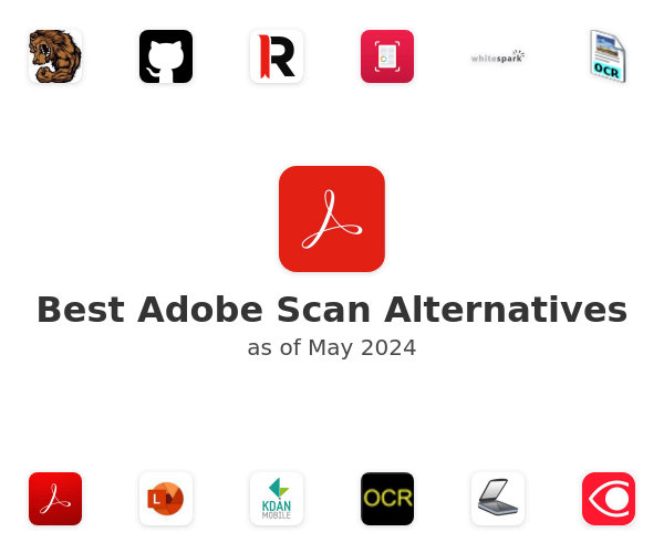 Best Adobe Scan Alternatives