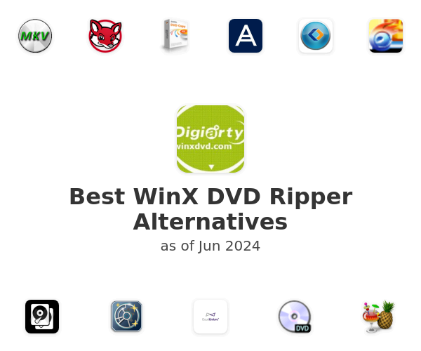 Best WinX DVD Ripper Alternatives