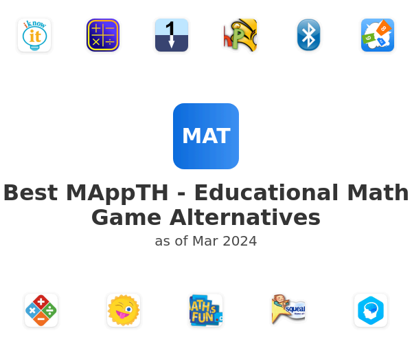 Best MAppTH - Educational Math Game Alternatives