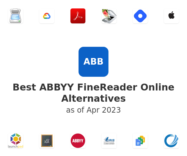 Best ABBYY FineReader Online Alternatives