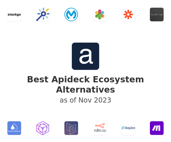 Best Apideck Ecosystem Alternatives