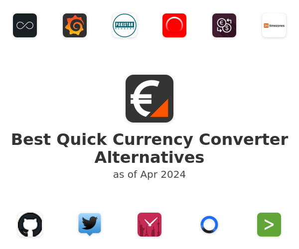 Best Quick Currency Converter Alternatives