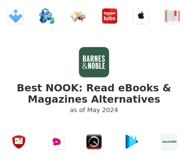 Best NOOK: Read eBooks & Magazines Alternatives