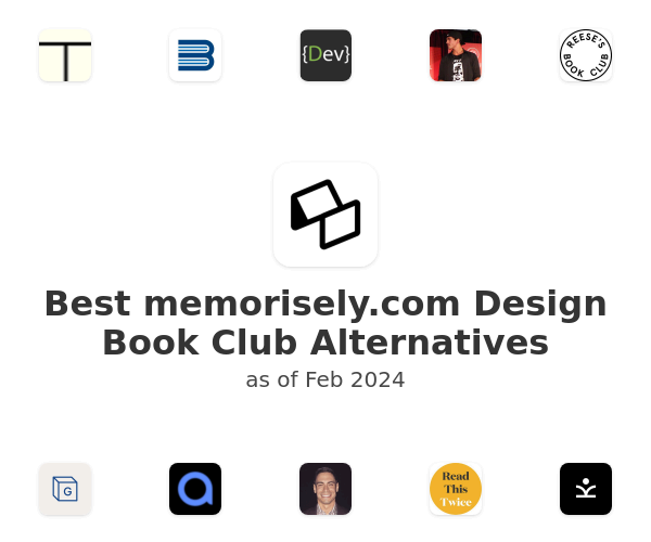 Best memorisely.com Design Book Club Alternatives