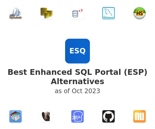 Best Enhanced SQL Portal (ESP) Alternatives