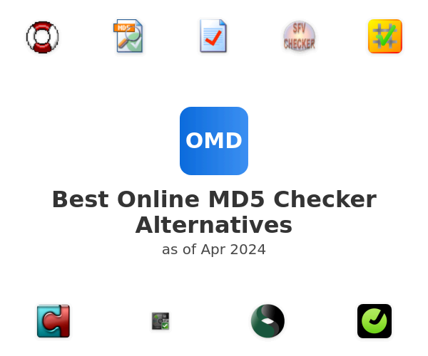 Best Online MD5 Checker Alternatives