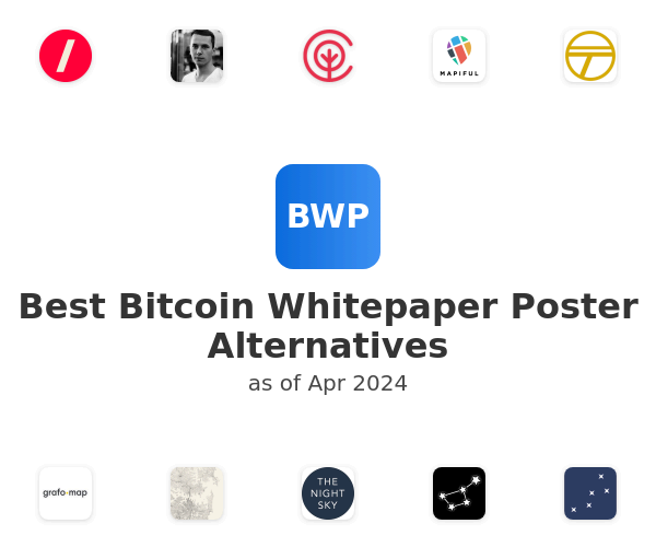 Best Bitcoin Whitepaper Poster Alternatives
