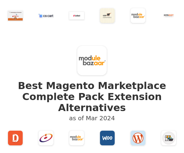 Best Magento Marketplace Complete Pack Extension Alternatives