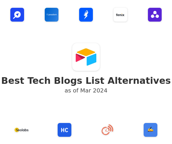 Best Tech Blogs List Alternatives