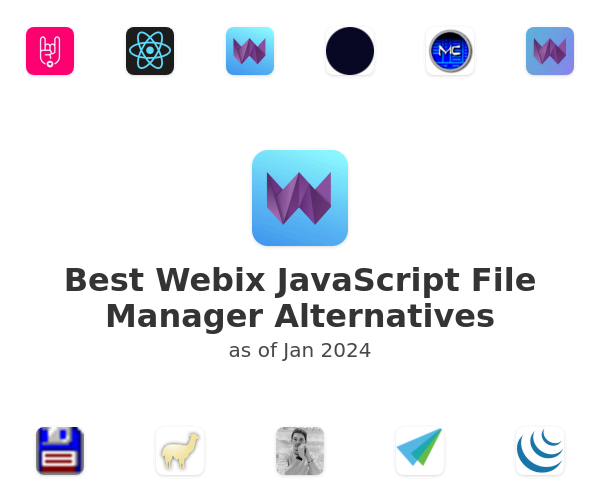 Best Webix JavaScript File Manager Alternatives