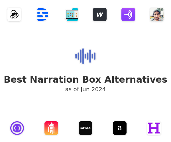 Best Narration Box Alternatives