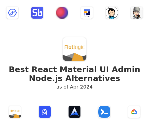 Best React Material UI Admin Node.js Alternatives
