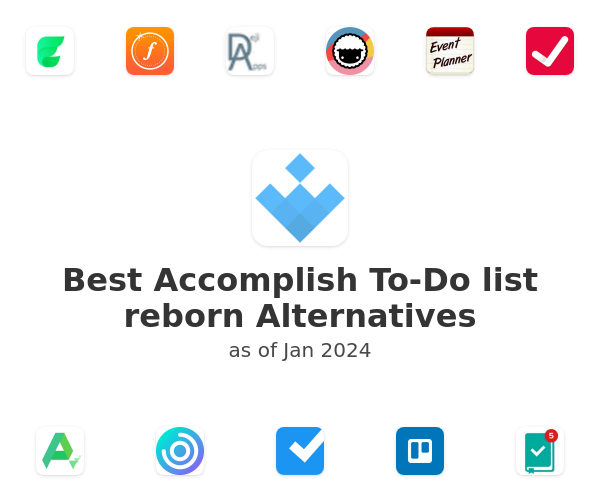 Best Accomplish To-Do list reborn Alternatives