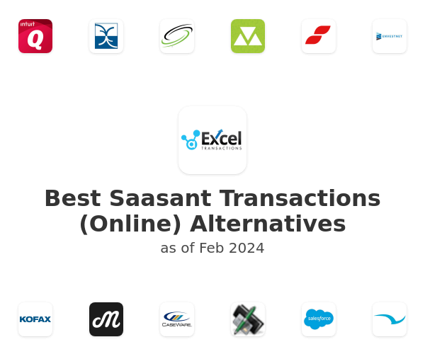Best Saasant Transactions (Online) Alternatives