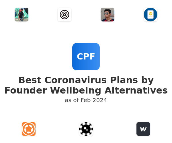 Best Coronavirus Plans by Founder Wellbeing Alternatives