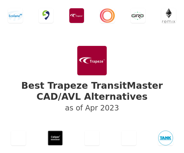 Best Trapeze TransitMaster CAD/AVL Alternatives