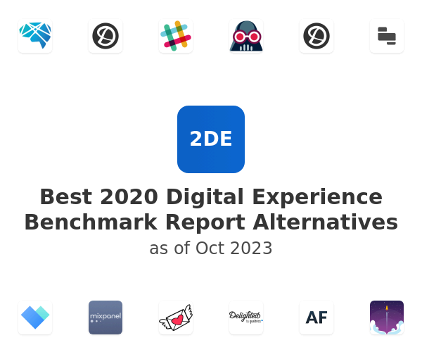 Best 2020 Digital Experience Benchmark Report Alternatives
