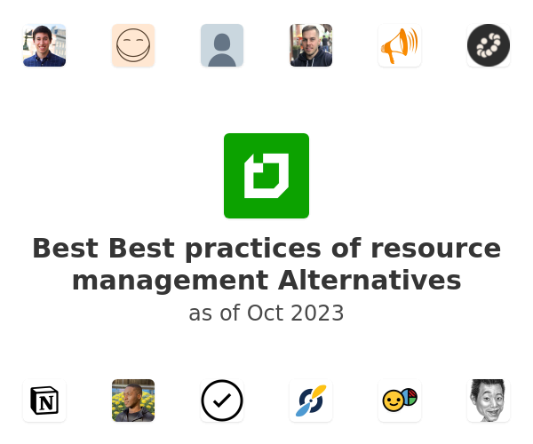 Best Best practices of resource management Alternatives