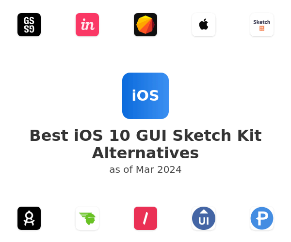 Best iOS 10 GUI Sketch Kit Alternatives