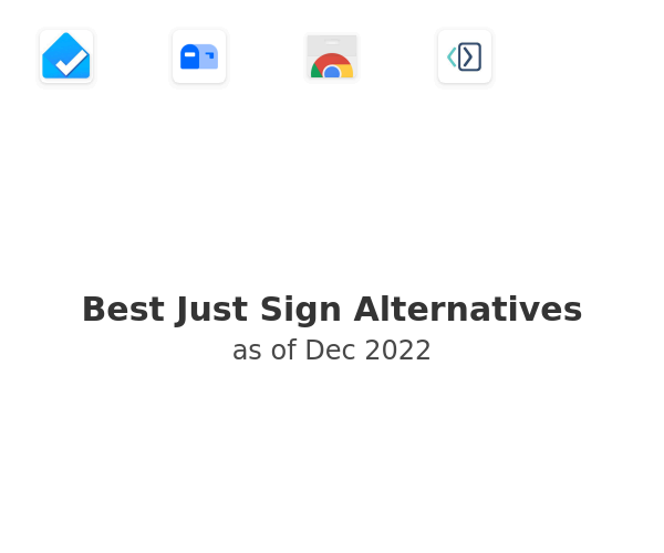 Best Just Sign Alternatives
