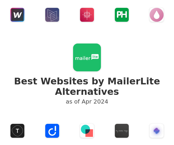 Best Websites by MailerLite Alternatives