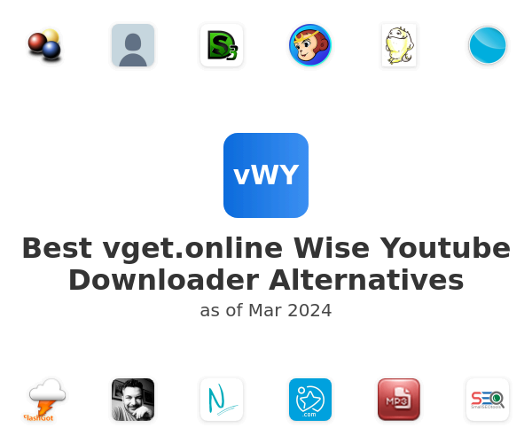 Best vget.online Wise Youtube Downloader Alternatives