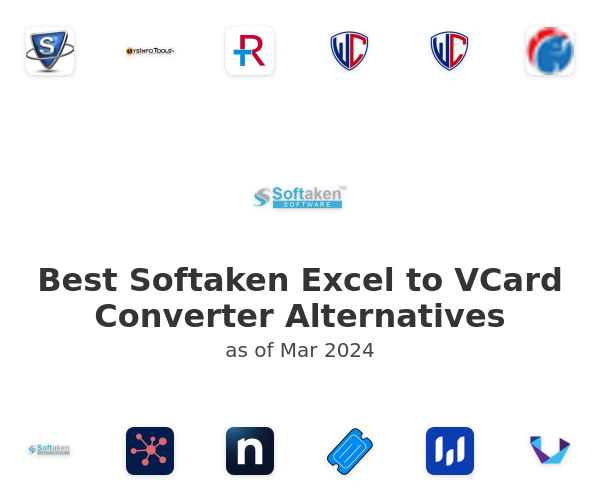 Best Softaken Excel to VCard Converter Alternatives