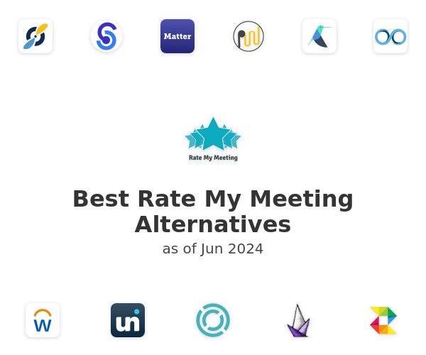 Best Rate My Meeting Alternatives