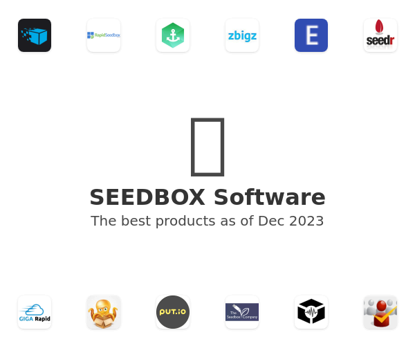 The best SEEDBOX products