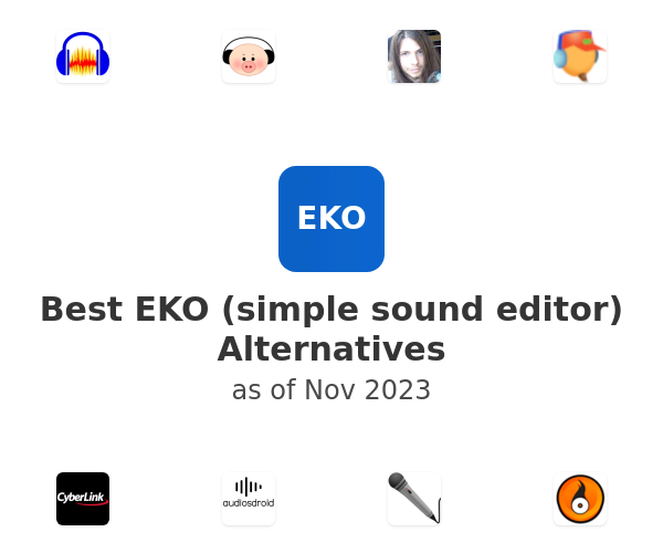 Best EKO (simple sound editor) Alternatives