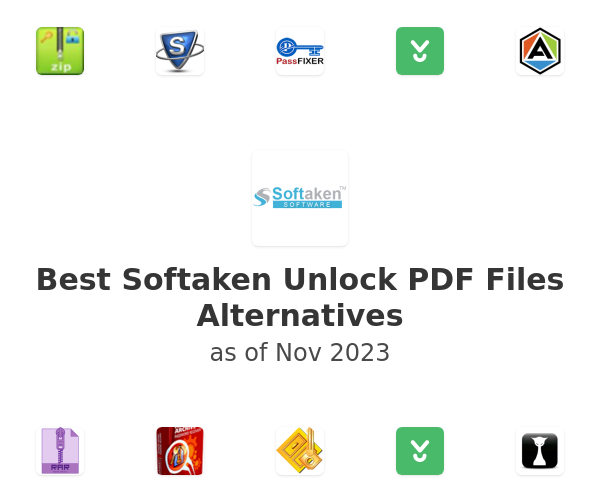 Best Softaken Unlock PDF Files Alternatives