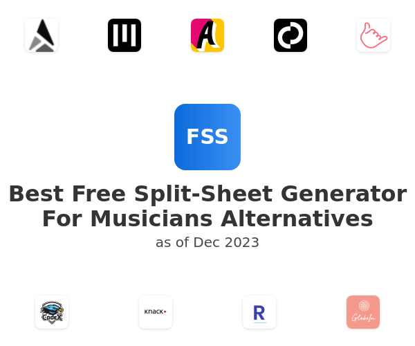Best Free Split-Sheet Generator For Musicians Alternatives