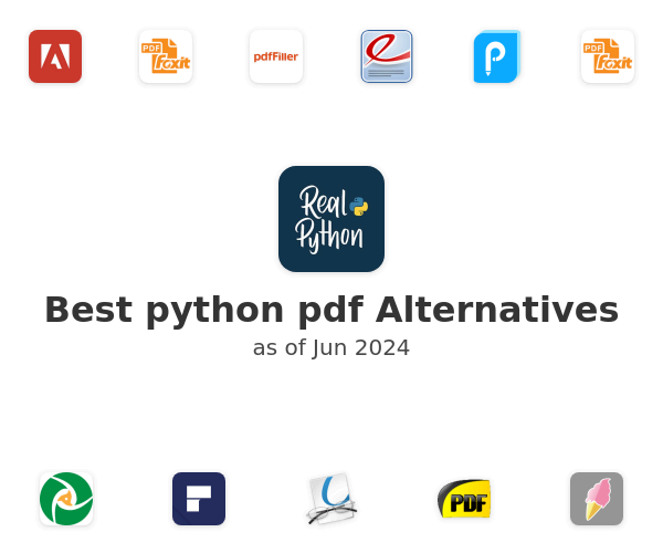 Best python pdf Alternatives