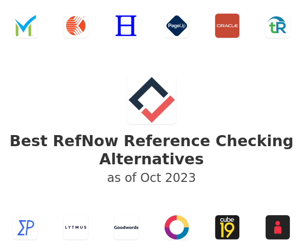 Best RefNow Reference Checking Alternatives