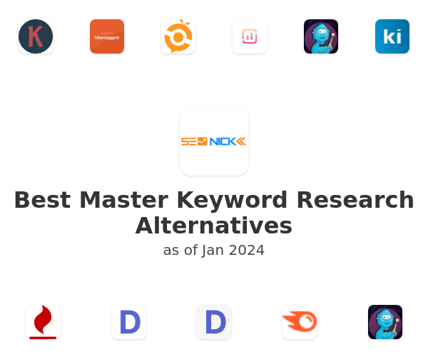 Best Master Keyword Research Alternatives
