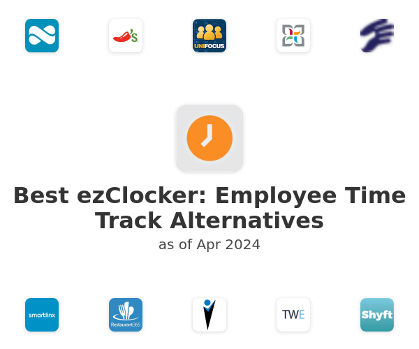 Best ezClocker: Employee Time Track Alternatives