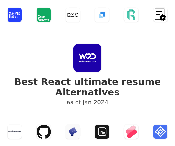 Best React ultimate resume Alternatives