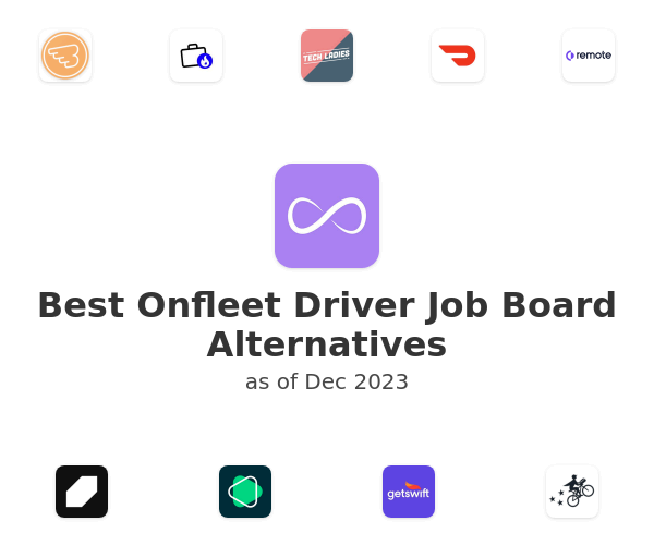 Best Onfleet Driver Job Board Alternatives