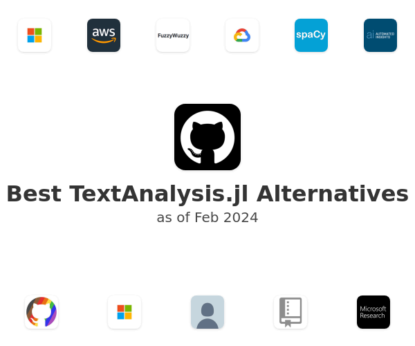 Best TextAnalysis.jl Alternatives