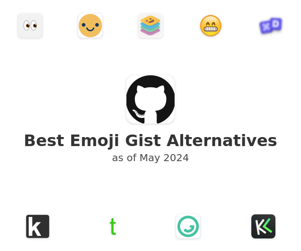 Best Emoji Gist Alternatives