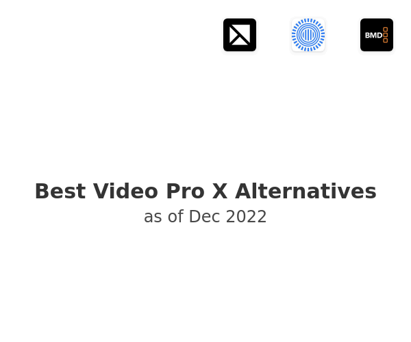 Best Video Pro X Alternatives