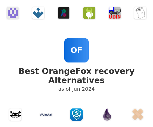Best OrangeFox recovery Alternatives