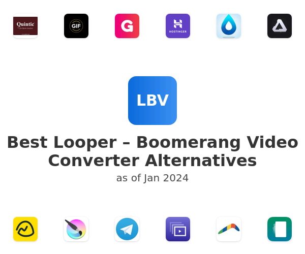 Best Looper – Boomerang Video Converter Alternatives