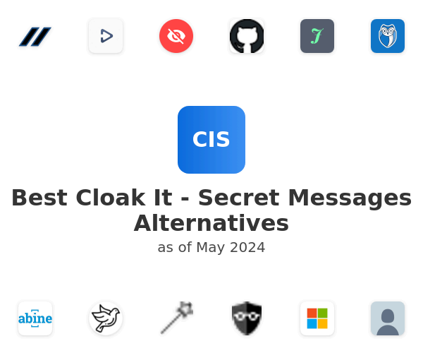 Best Cloak It - Secret Messages Alternatives