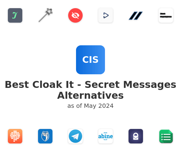 Best Cloak It - Secret Messages Alternatives