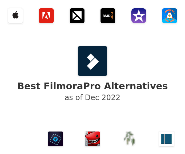 Best FilmoraPro Alternatives