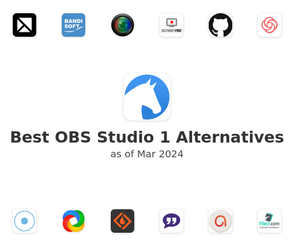 Best OBS Studio 1 Alternatives