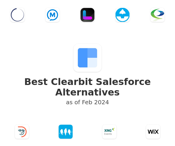 Best Clearbit Salesforce Alternatives