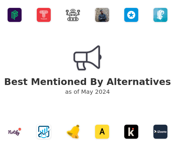 Best Mentioned By Alternatives