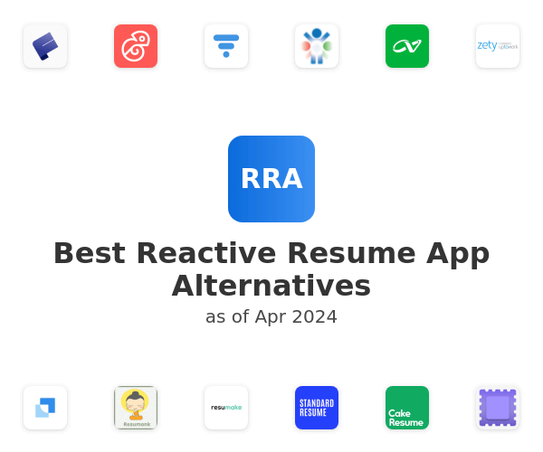 Best Reactive Resume App Alternatives